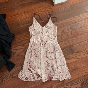 Pinkish/purple velour dress